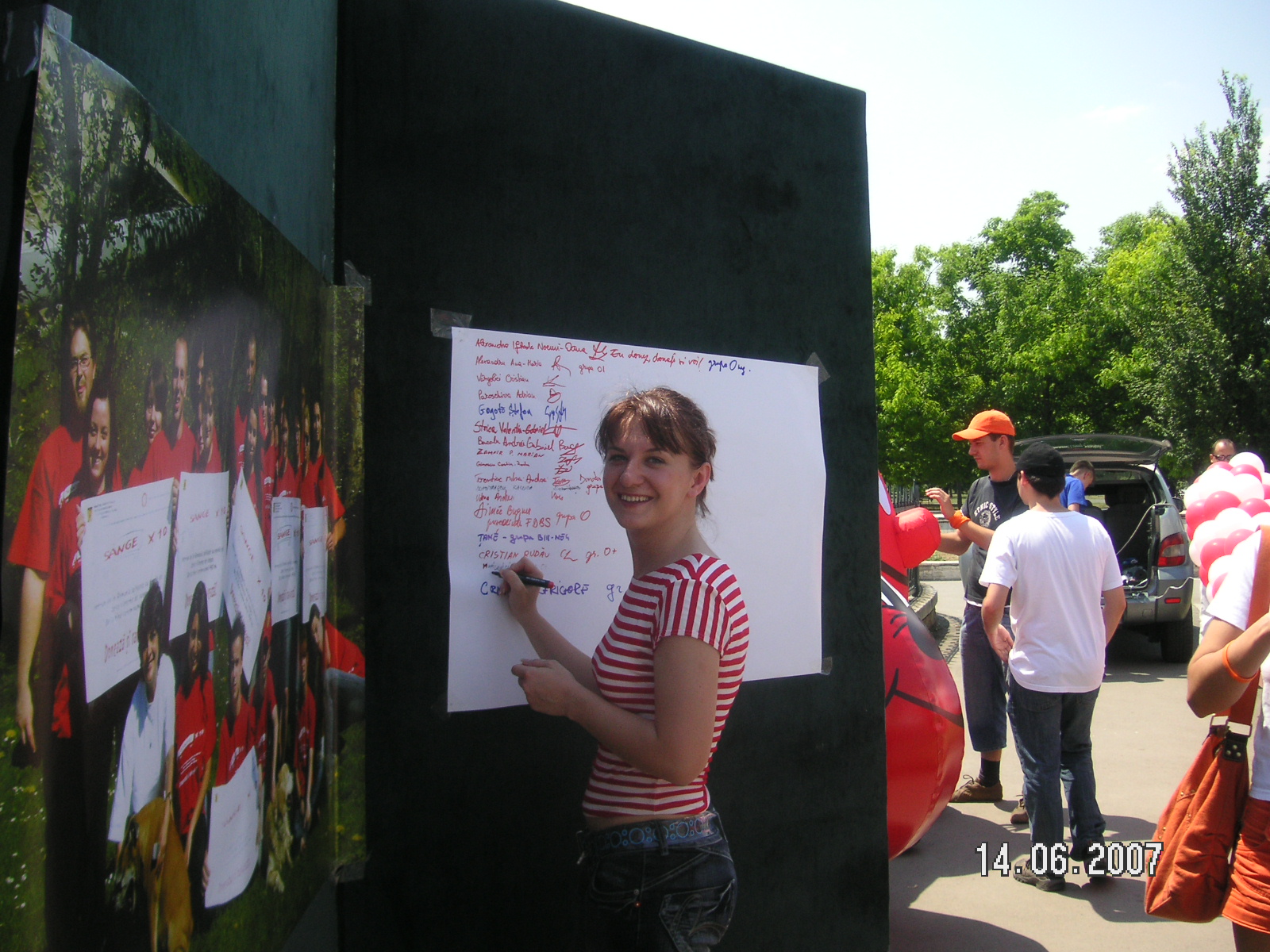 Véradók világnapja   2007 tábla